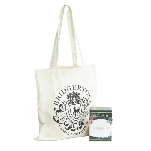 NEW Netflix Bridgerton Tote and Tin set - Great Gift - Picture 1 of 6